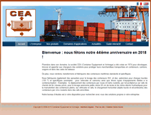 Tablet Screenshot of containerequipement.com